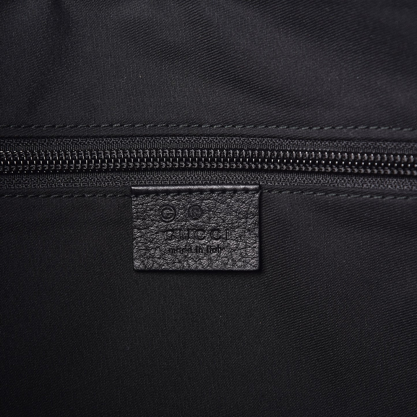 Denim Monogram Flat Messenger Bag Black