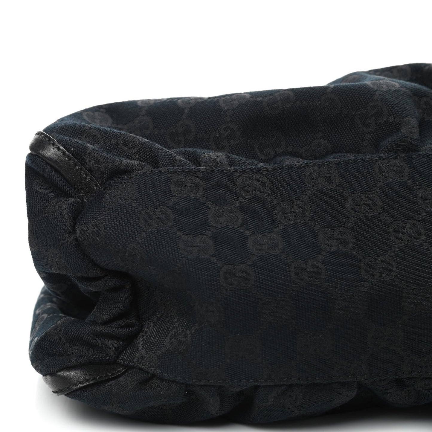 Monogram Large D Ring Hobo Black