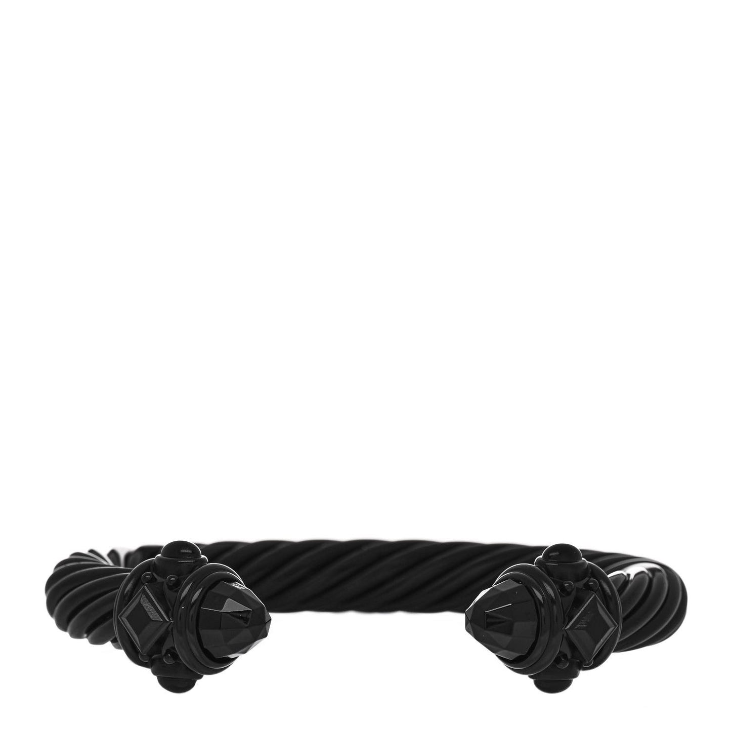 Aluminum 10mm Renaissance Cable Bracelet Black
