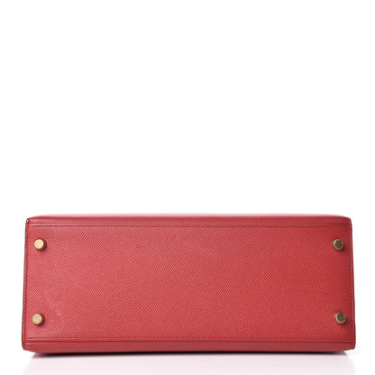 Hermes Courchevel Kelly Sellier 28 Rouge Vif 15 of 17