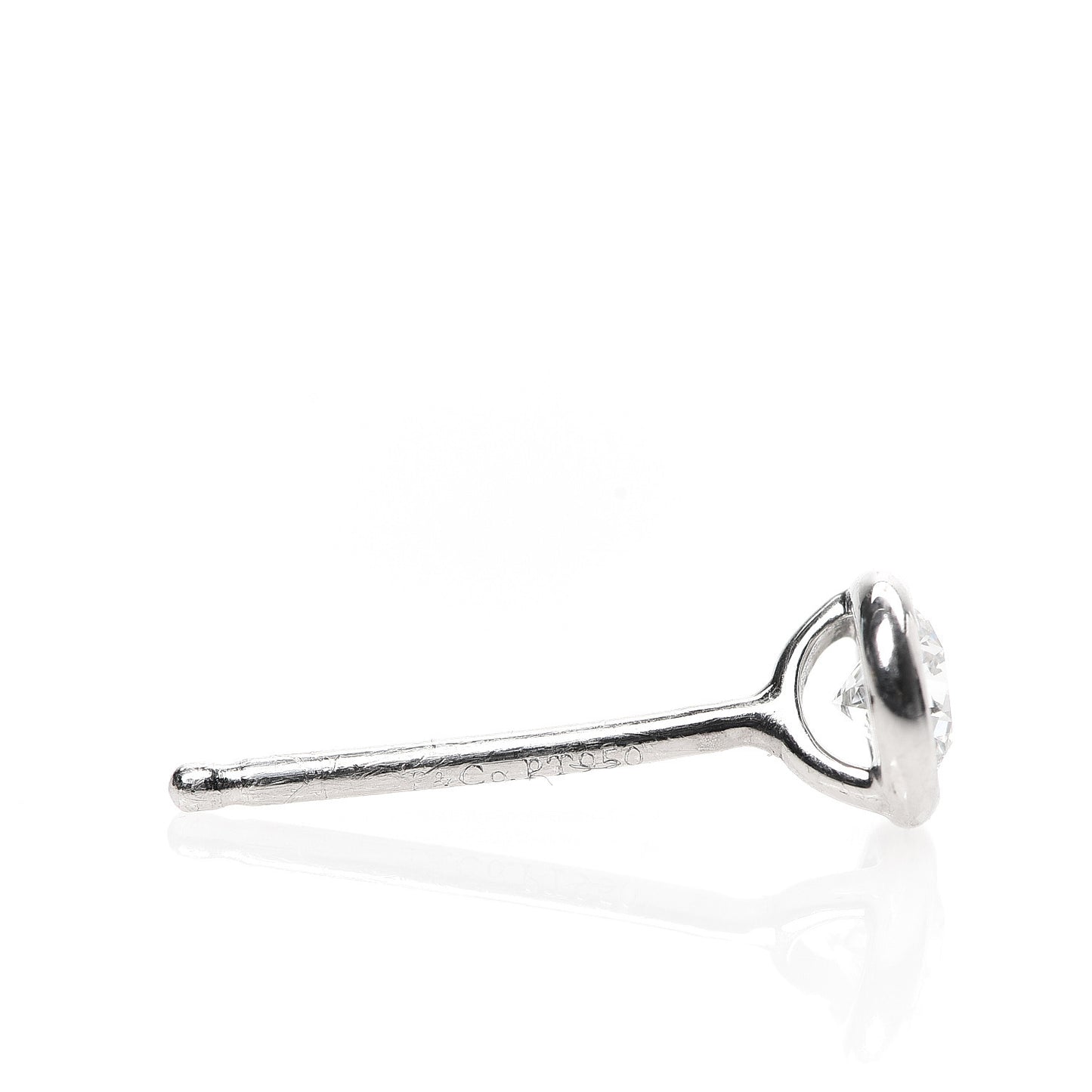 Platinum Diamond .34ctw Elsa Peretti Diamonds By The Yard Earrings