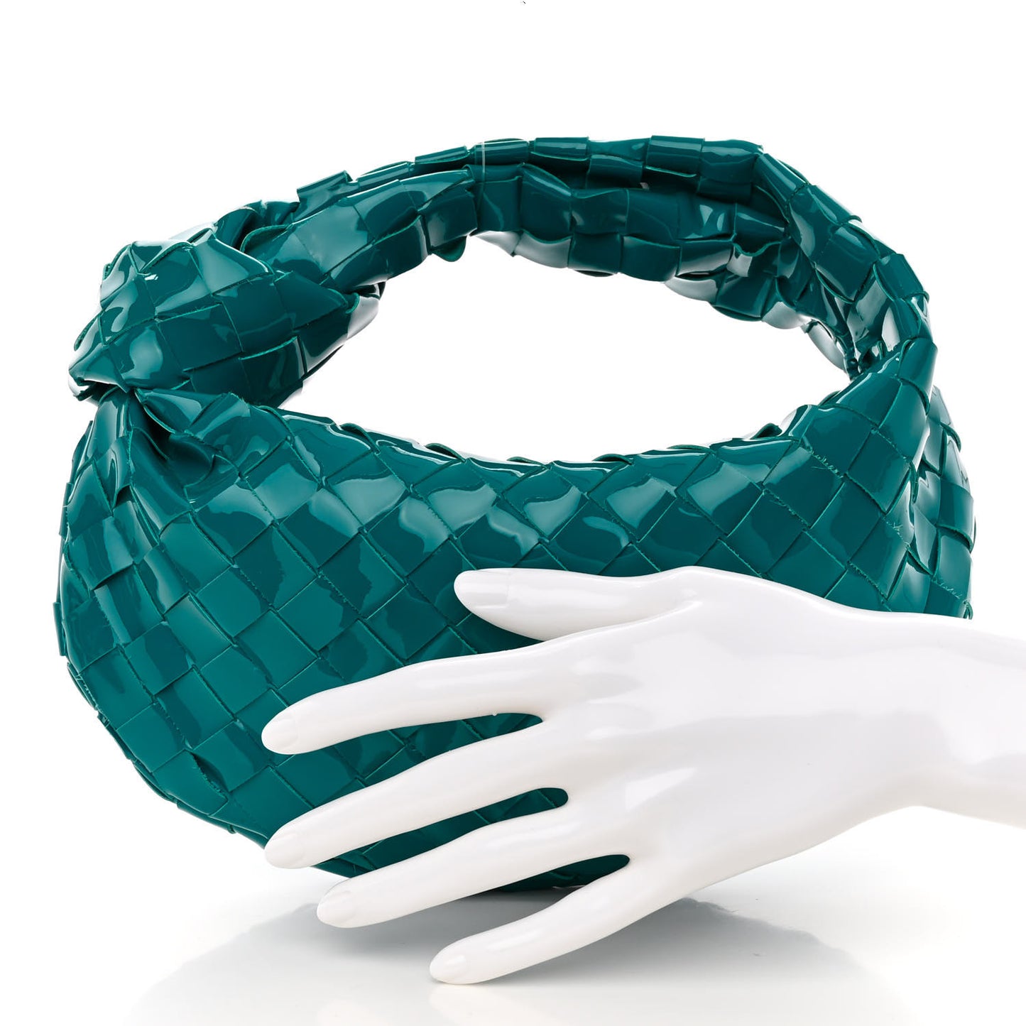 Patent Nappa Intrecciato Mini Jodie Blaster