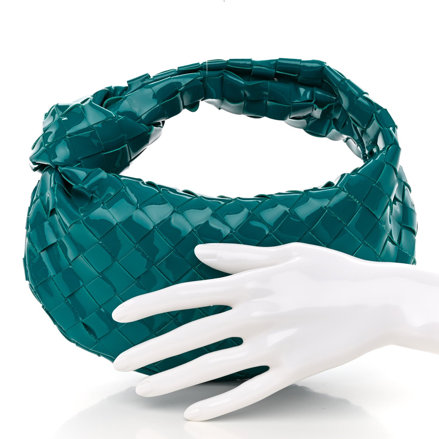 Bottega Veneta Patent Nappa Intrecciato Mini Jodie Blaster 2 of 8