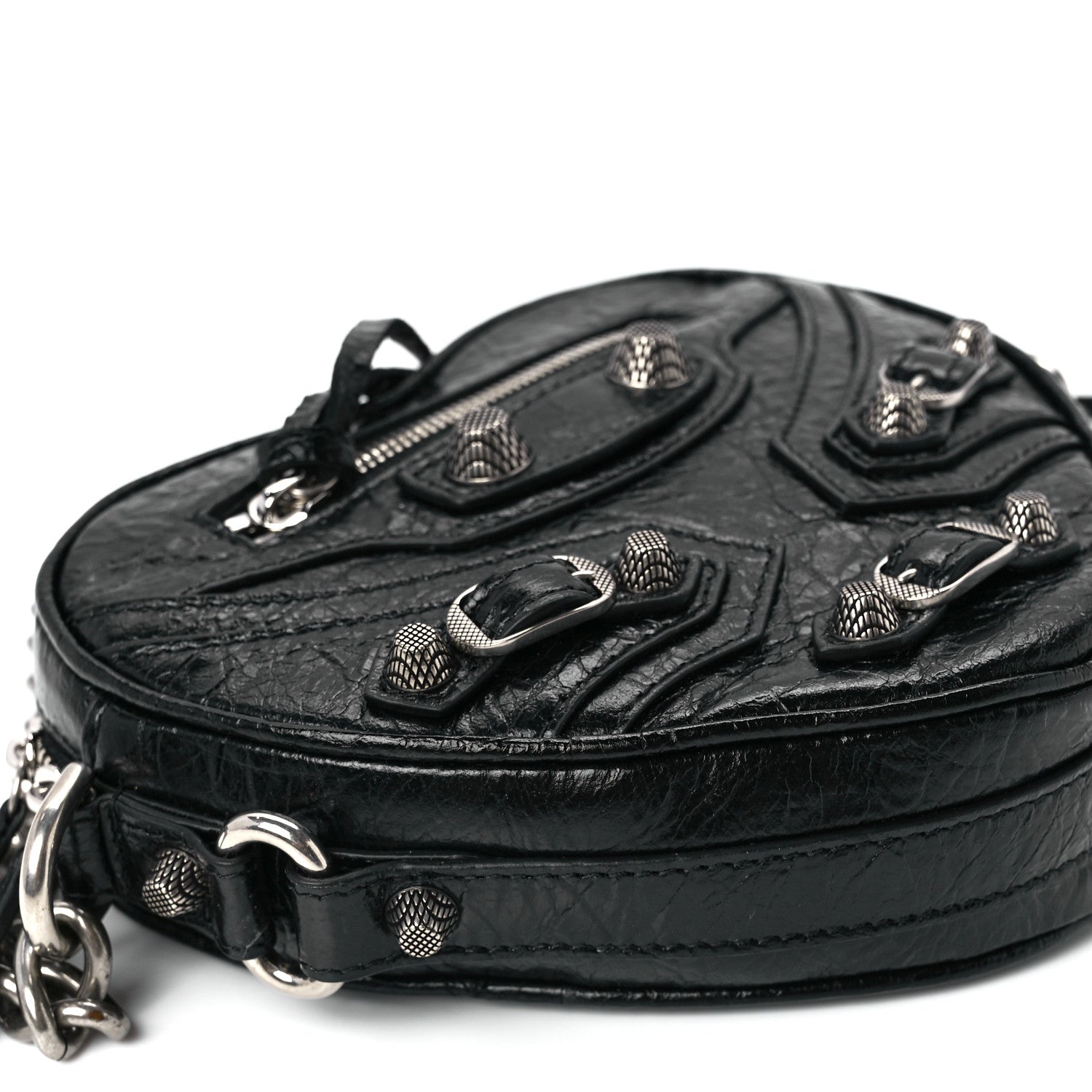 Balenciaga Agneau Arena Mini Le Cagole Heart Bag Black 10 of 11