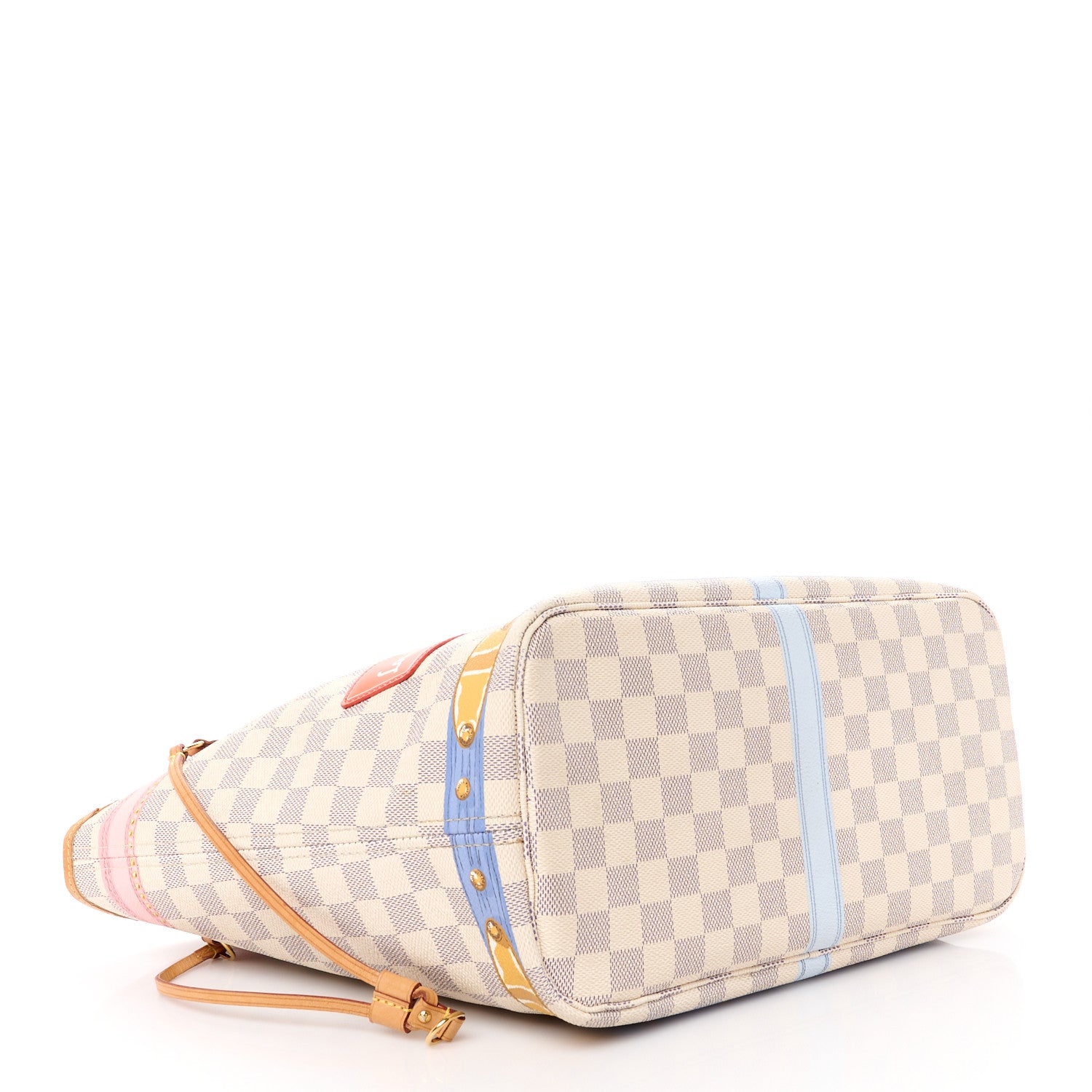 Louis Vuitton Damier Azur Summer Trunks Neo Neverfull MM 4 of 11