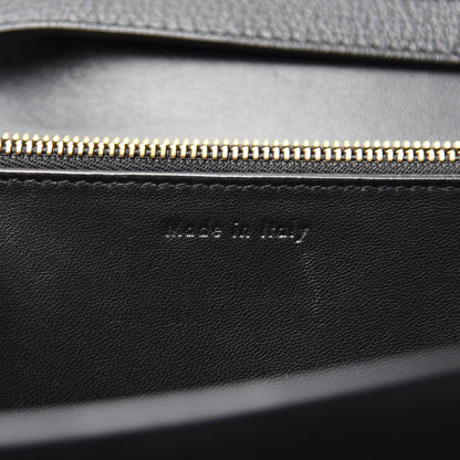 Celine Goatskin Medium Classic Box Flap Bag Black 5 of 10