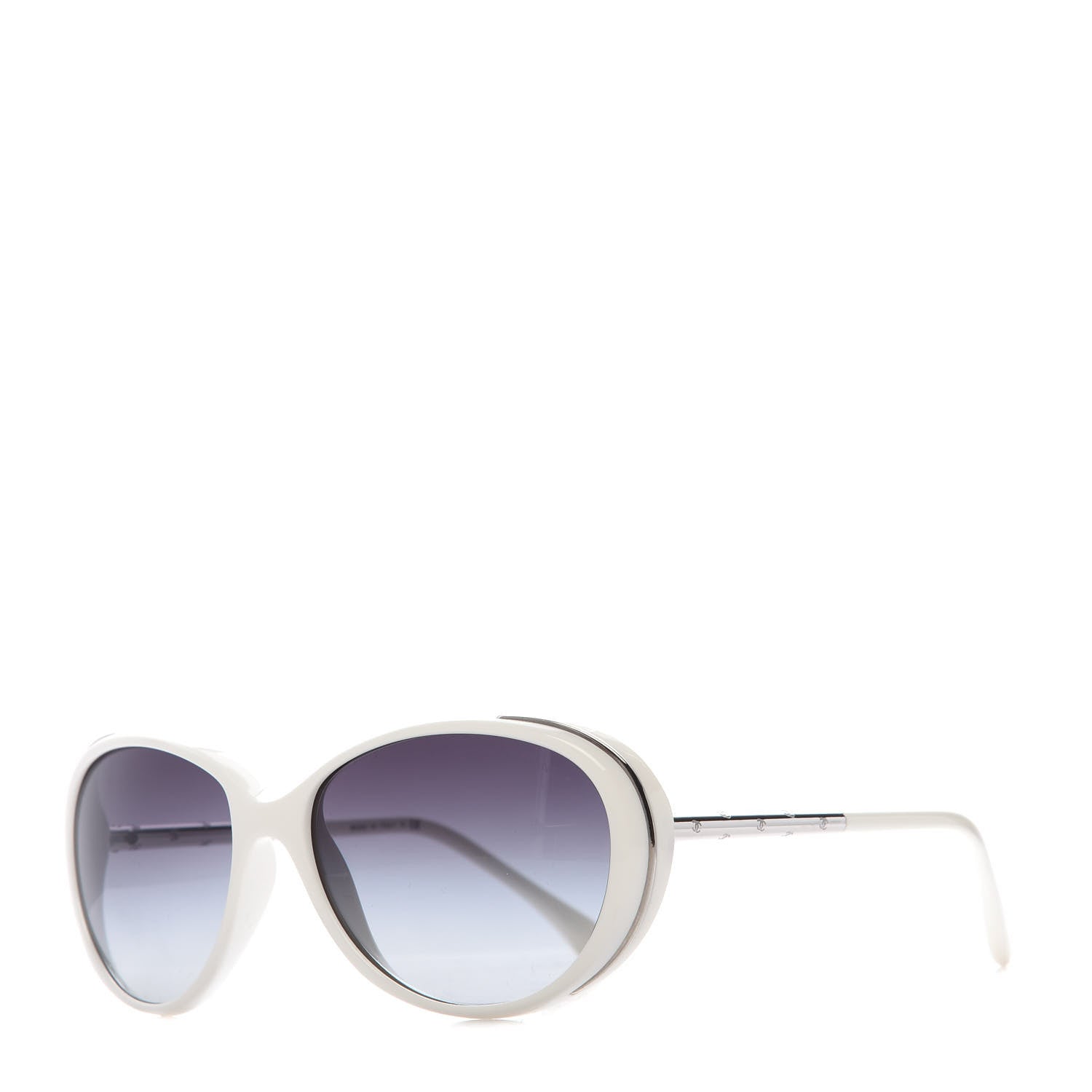Chanel Butterfly Sunglasses 6037 White 1 of 8