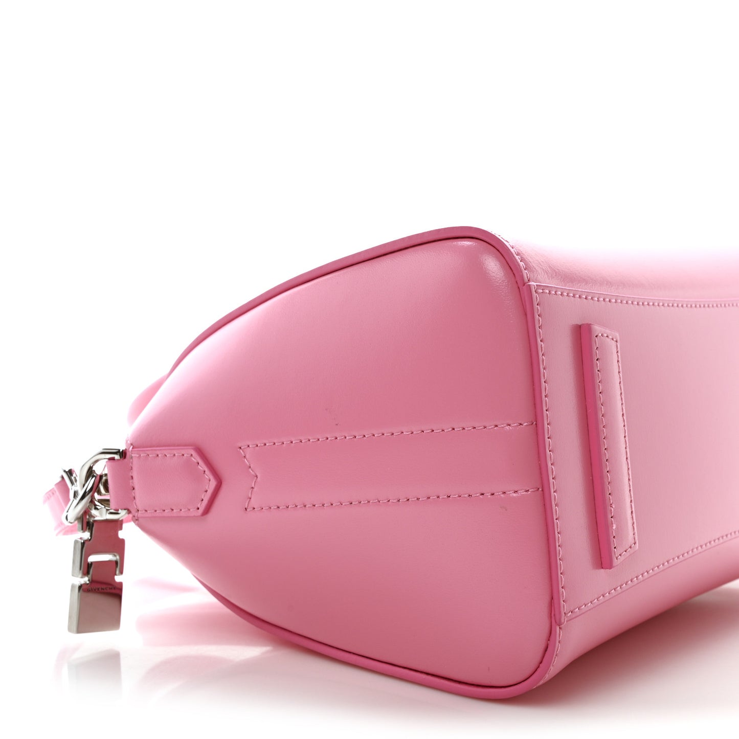 Shiny Lord Calfskin Mini Antigona Bright Pink