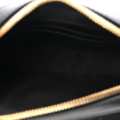 Gucci Calfskin GG Super Mini Debossed Chain Wallet Black 5 of 9