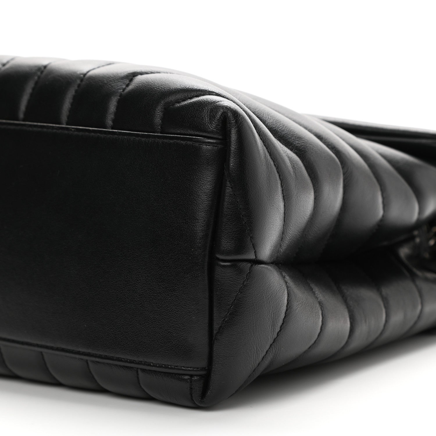Saint Laurent Calfskin Y Quilted Monogram Medium Loulou Chain Satchel Black 11 of 15