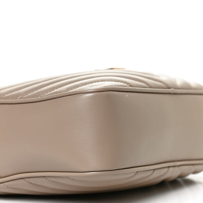 Saint Laurent Calfskin Matelasse Monogram Lou Camera Bag Dark Beige 9 of 10
