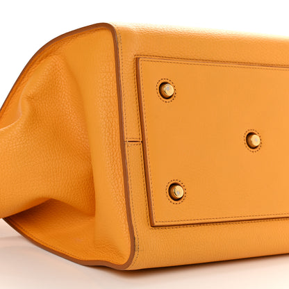 Celine Calfskin Large Tie Knot Tote Saffron 12 of 13