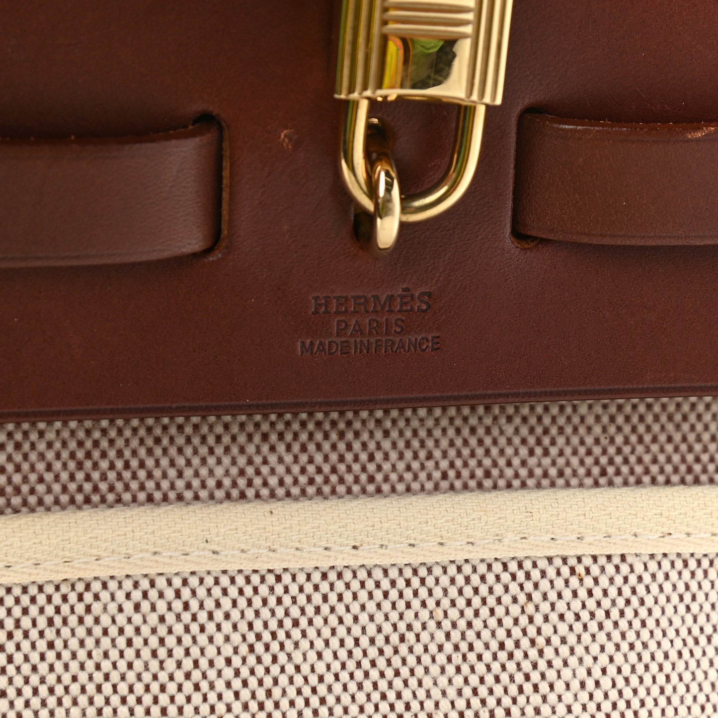 Vache Hunter Toile Herbag 30 PM Natural Havane