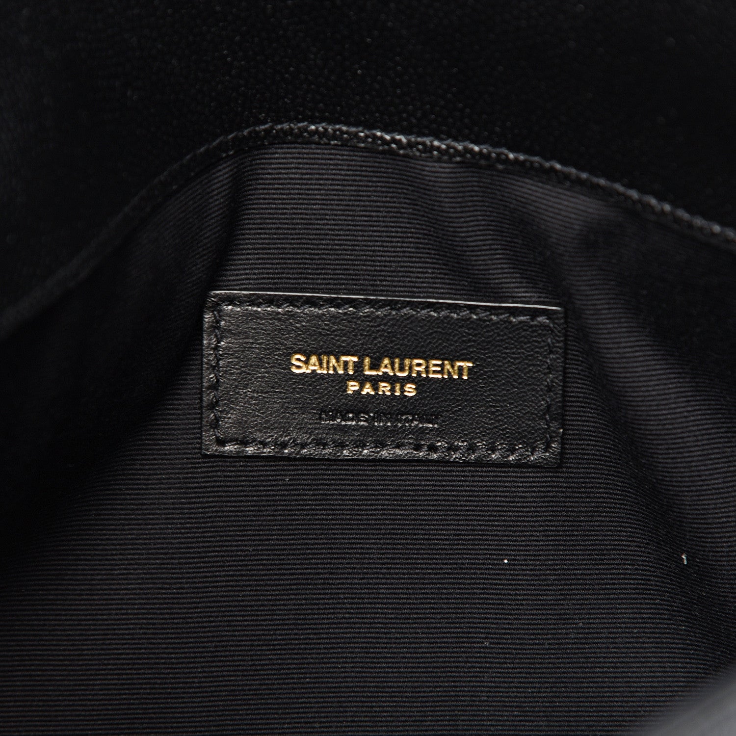 Saint Laurent Grain De Poudre Uptown Pouch Black 5 of 7