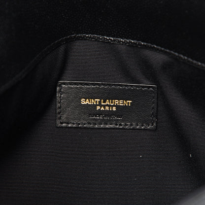 Saint Laurent Grain De Poudre Uptown Pouch Black 5 of 7