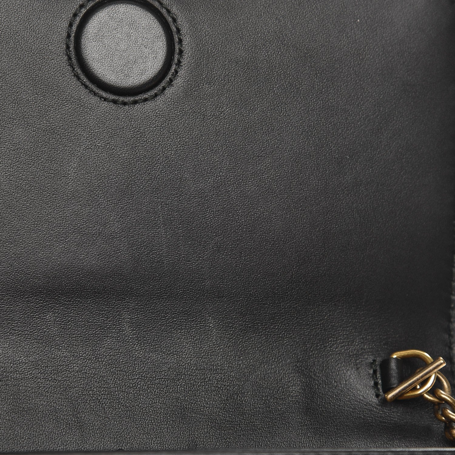 Gucci Calfskin Matelasse Animal Studs GG Marmont Mini Bag Black 8 of 8