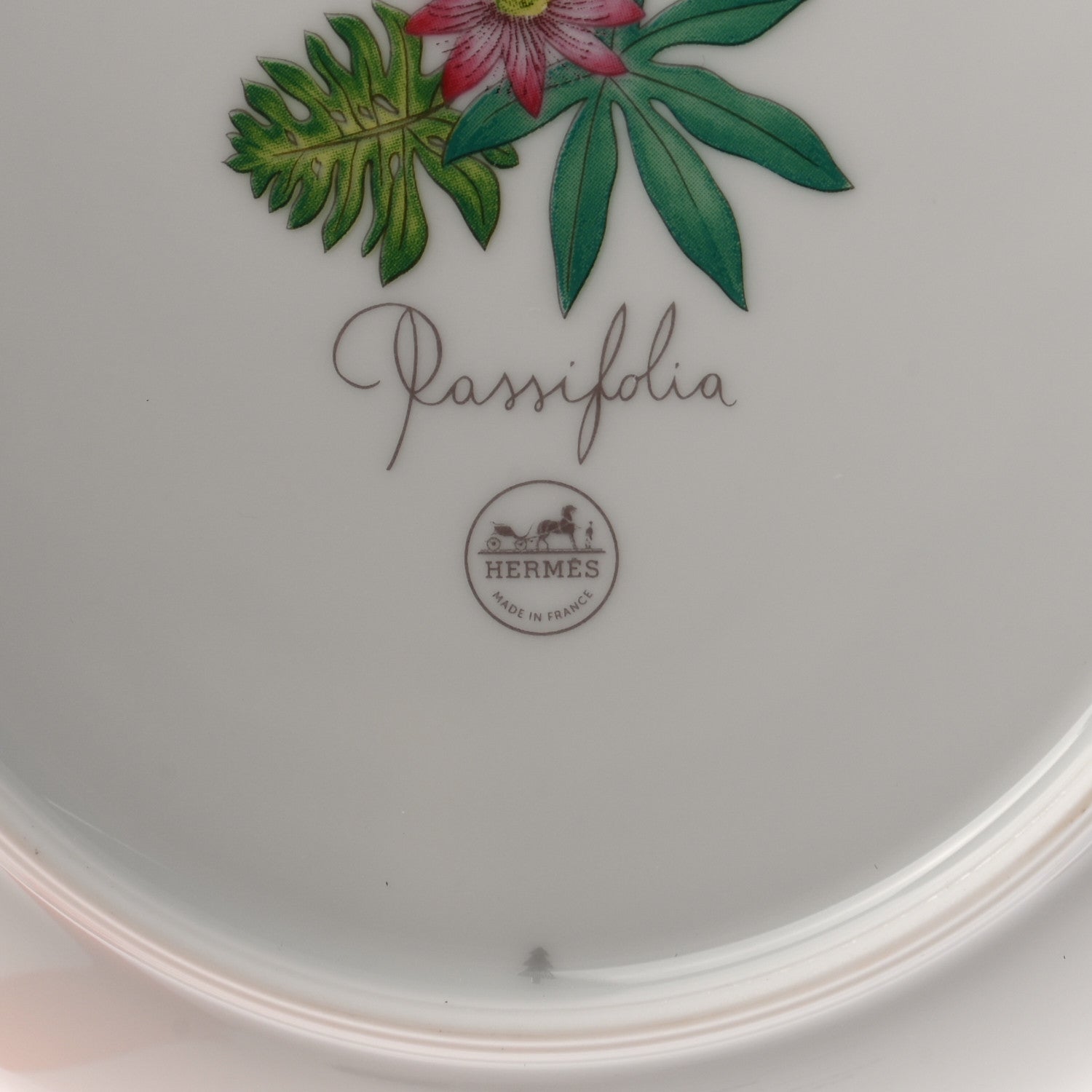 Hermes Porcelain Passifolia Cereal Bowl Set of 2 9 of 9