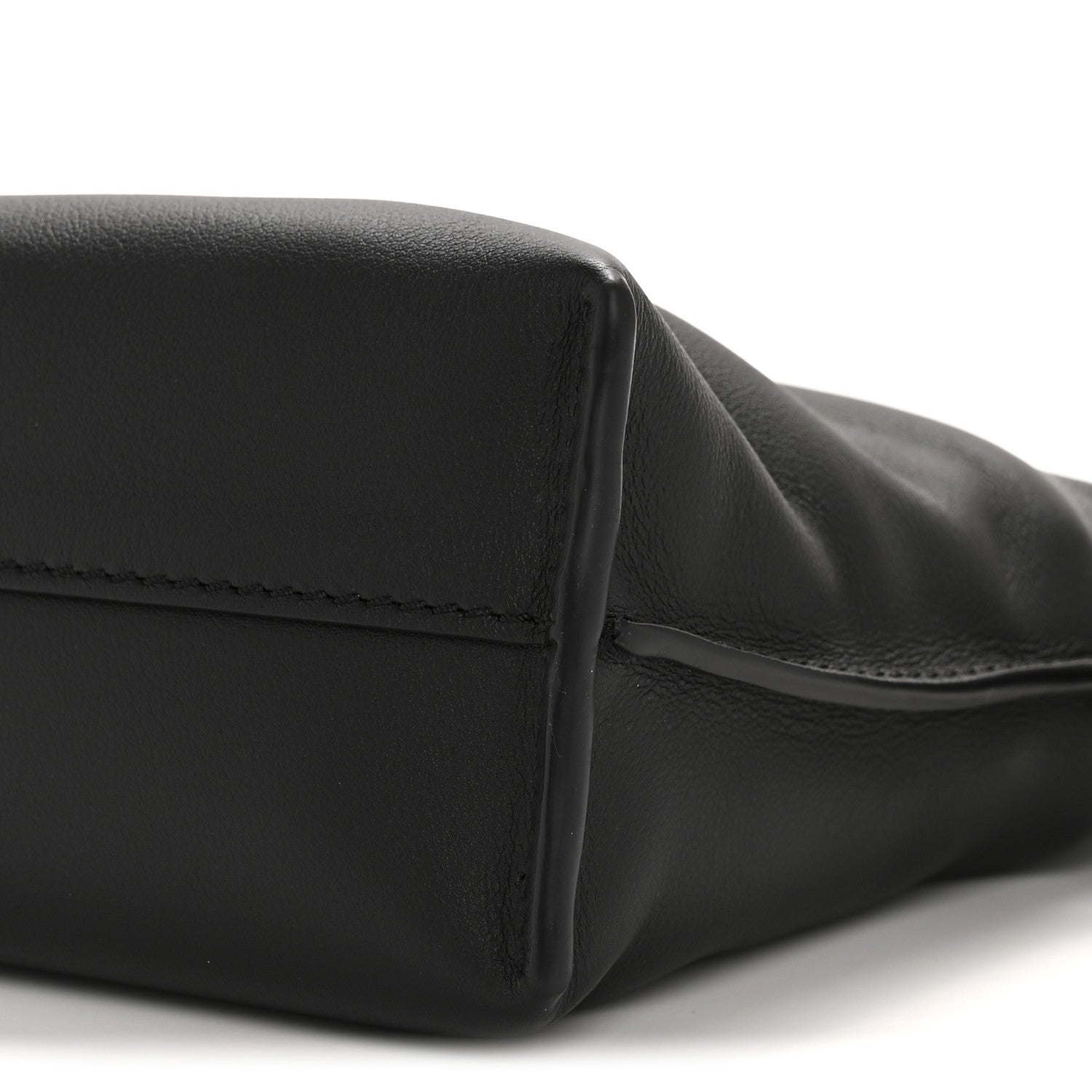 Loewe Calfskin Mini Flamenco Knot Clutch Black 9 of 10