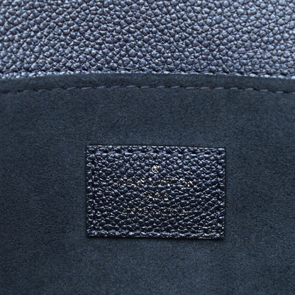 Louis Vuitton Metallic Empreinte Monogram Giant Pochette Metis Navy Nacre 6 of 9