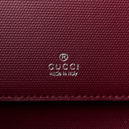 Gucci GG Shadow Monogram Super Mini Shoulder Bag Rosso Ancora Red 6 of 10