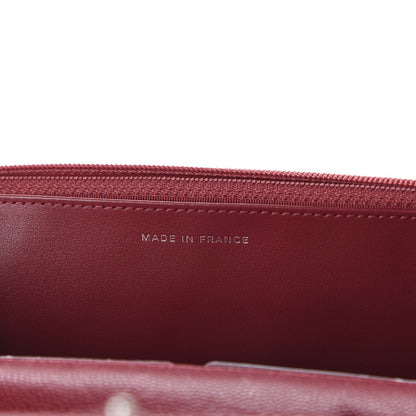 Chanel Caviar Quilted Wallet On Chain WOC Red 8 of 12