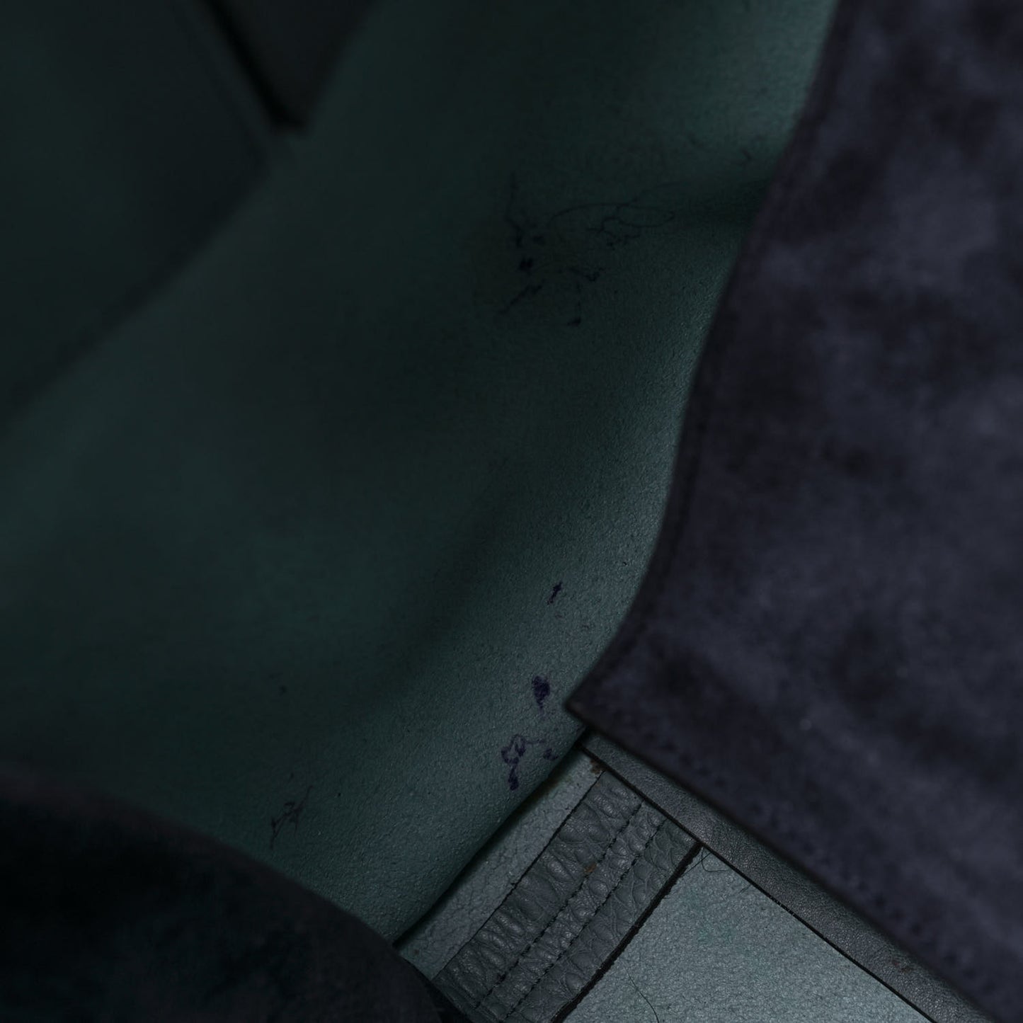 Smooth Calfskin Medium Milo Shopping Tote Cloudy Blue