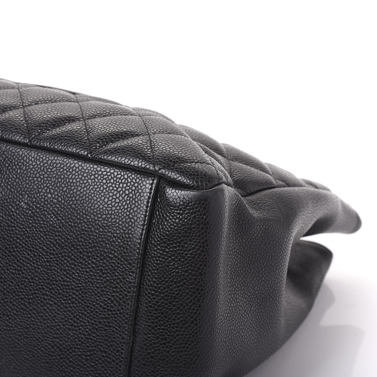 Caviar Quilted Grand Shopping Tote GST Black