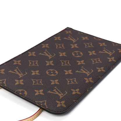 Louis Vuitton Monogram Neverfull MM GM Pochette Cherry 9 of 10