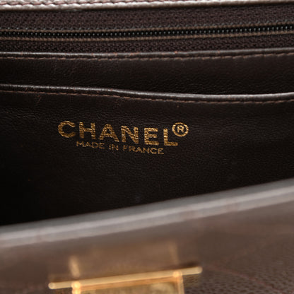 Chanel Caviar Quilted Small Kelly Flap Brown 6 of 10