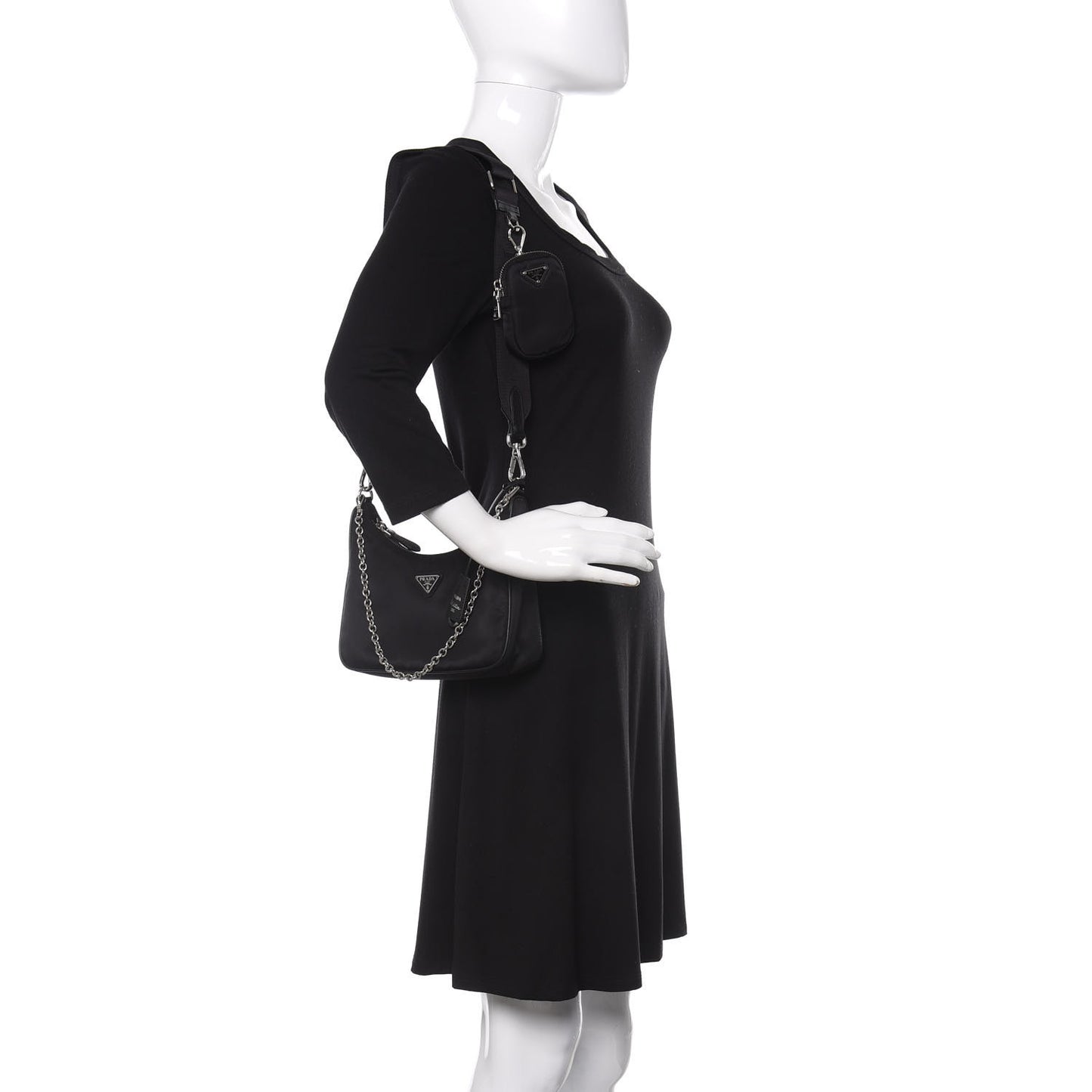 Nylon Re-Edition 2005 Shoulder Bag Black