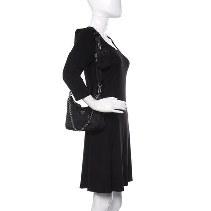 Prada Nylon Re-Edition 2005 Shoulder Bag Black 2 of 10