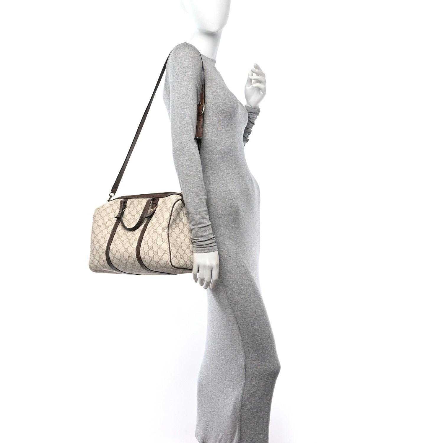 Gucci GG Plus Monogram Medium Joy Boston Tan 2 of 14