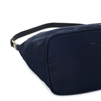 Prada Tessuto Nylon Vitello Hobo Navy 7 of 8