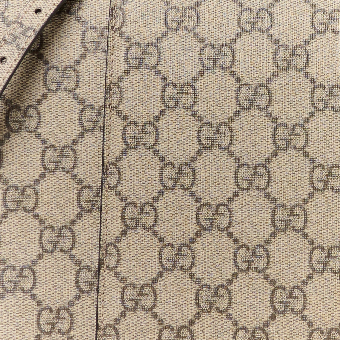 X GUCCI GG Supreme Monogram Medium Hourglass Top Handle Bag Beige Ebony