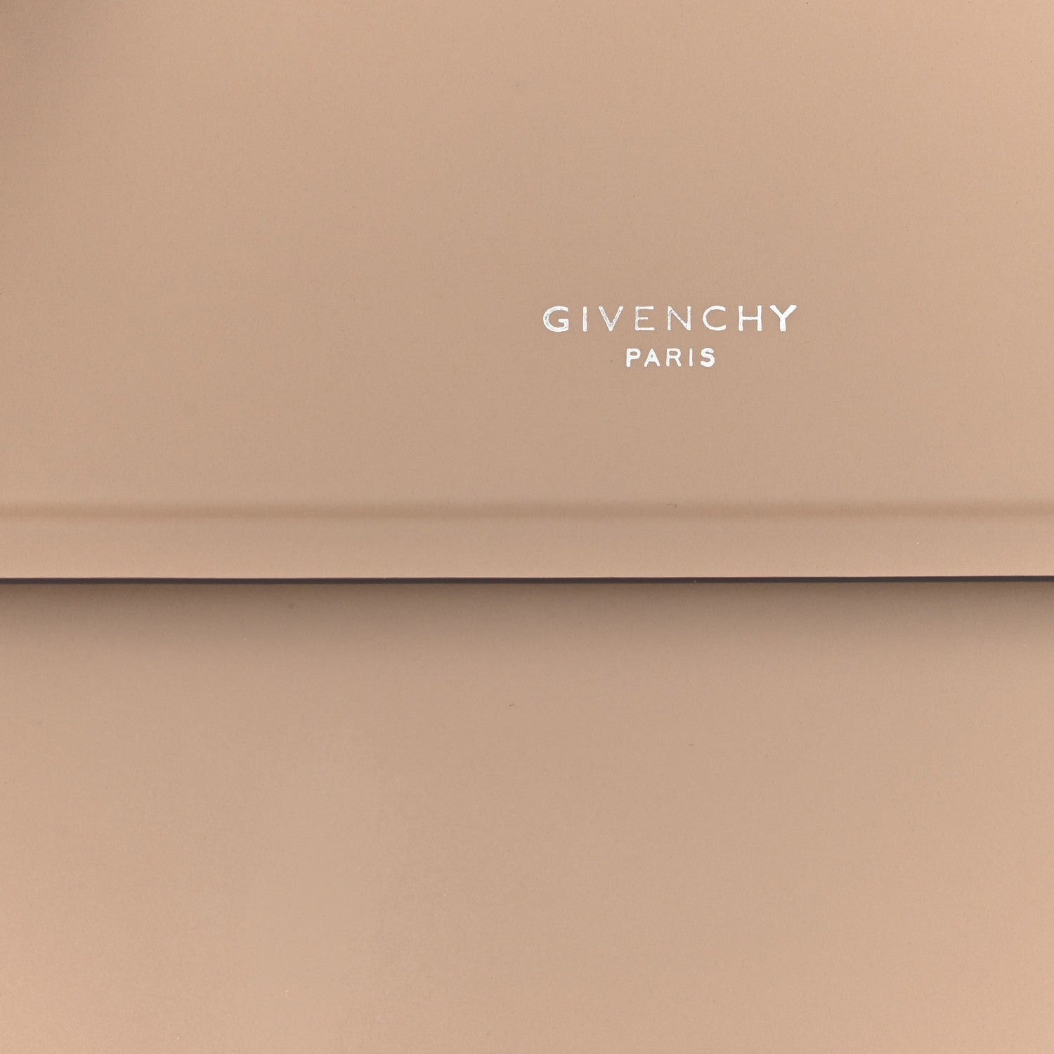 Givenchy Smooth Calfskin Bi-Color Mini Horizon Satchel Linen Off-White 7 of 10