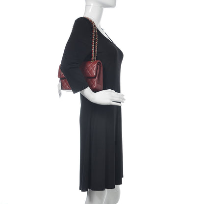 Chanel Caviar Quilted Small Double Flap Burgundy 2 of 10