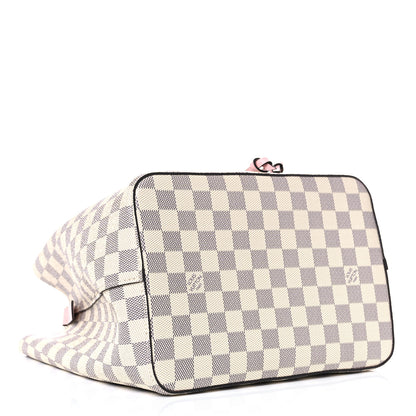 Louis Vuitton Damier Azur Neonoe MM Eau De Rose 4 of 10