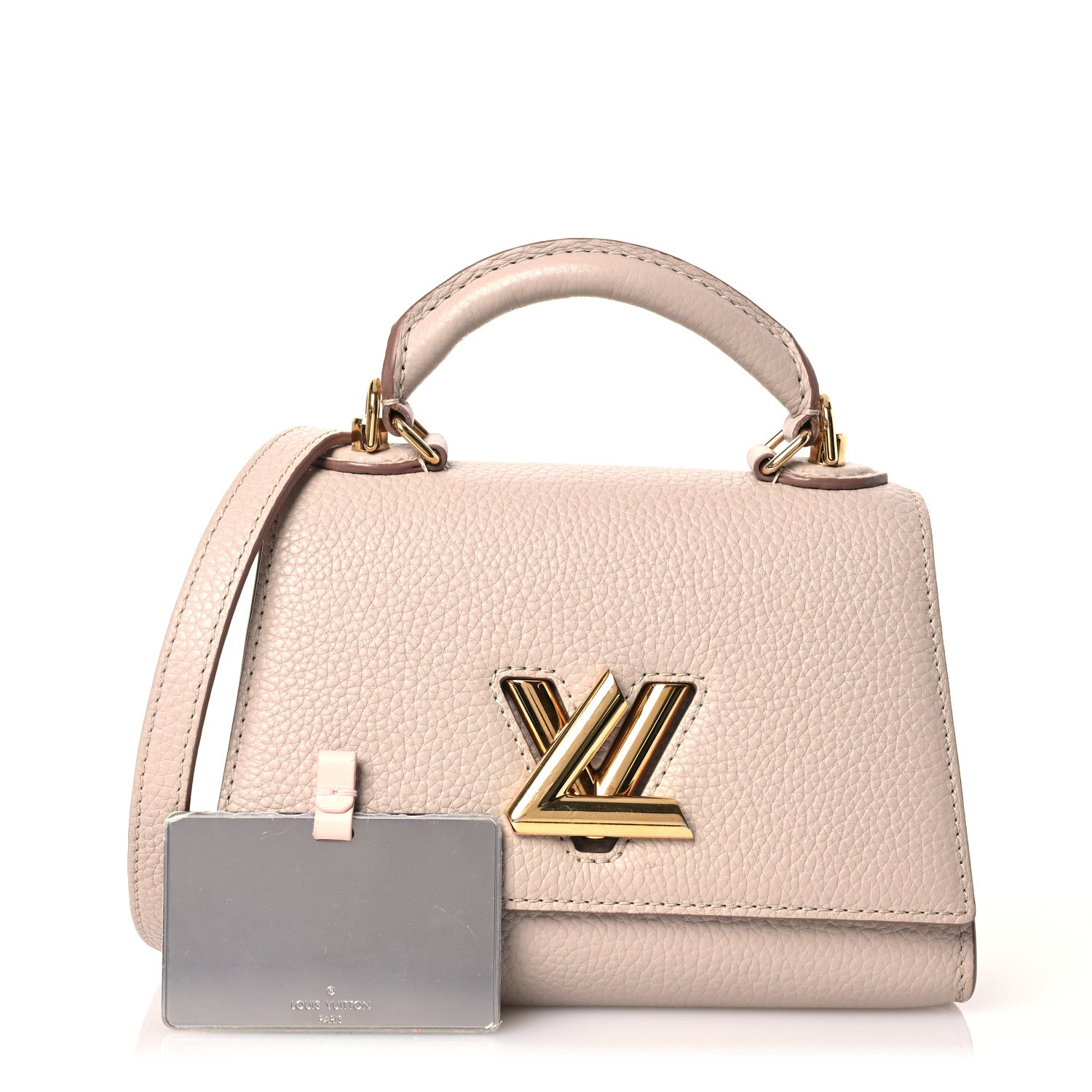 Louis Vuitton Taurillon Twist One Handle BB Greige 3 of 14