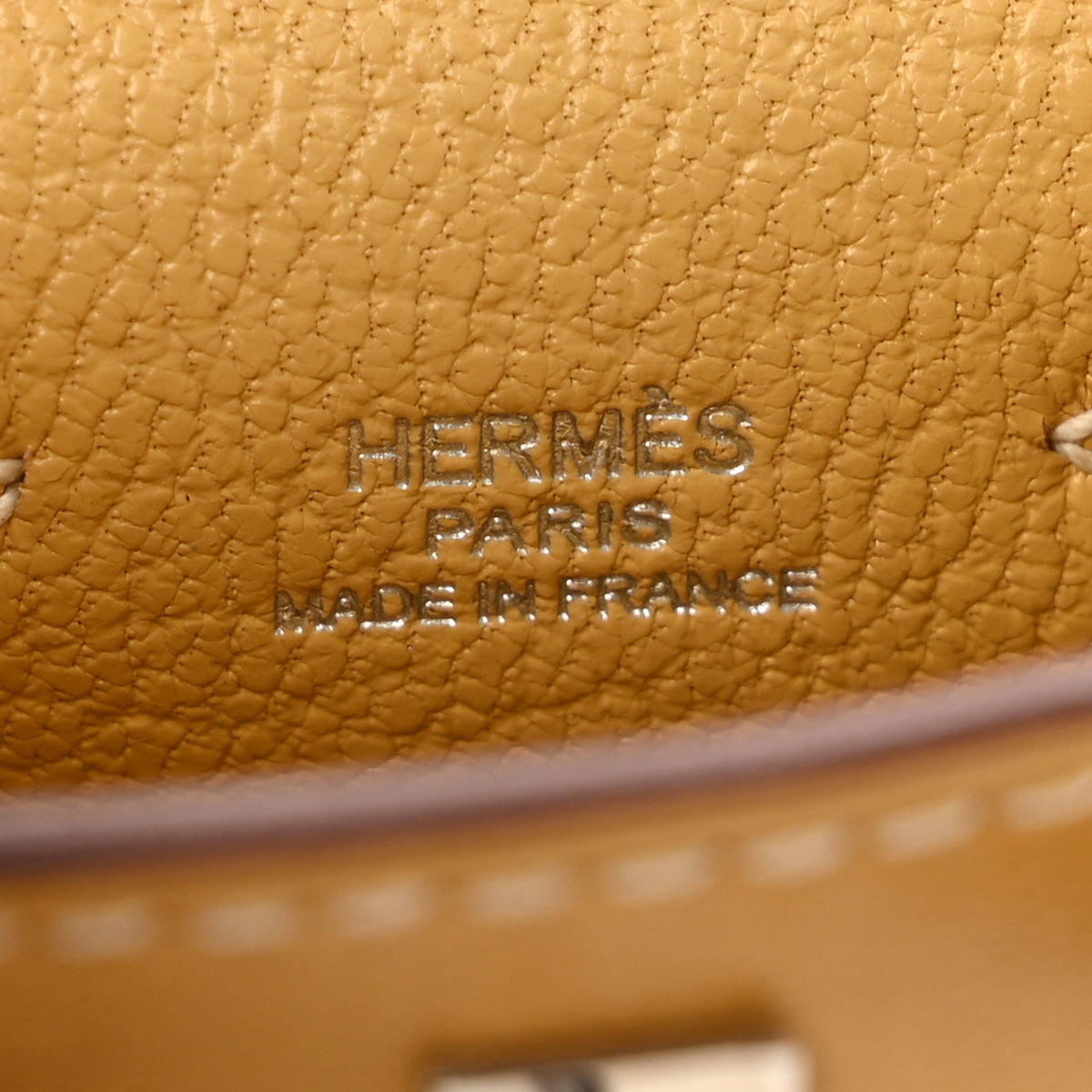 Hermes Tadelakt Mini Kelly Twilly Bag Charm Paille 5 of 8
