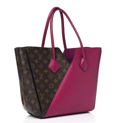 Louis Vuitton Calfskin Monogram Kimono Tote Grape 2 of 7