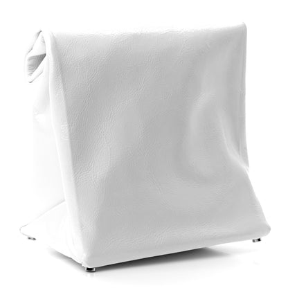 Alexander Wang Patent Lunch Bag Foldover Clutch White 3 of 7