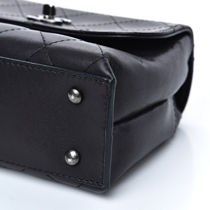 Chanel Calfskin Stitched Small Crossbody Flap Black 9 of 17