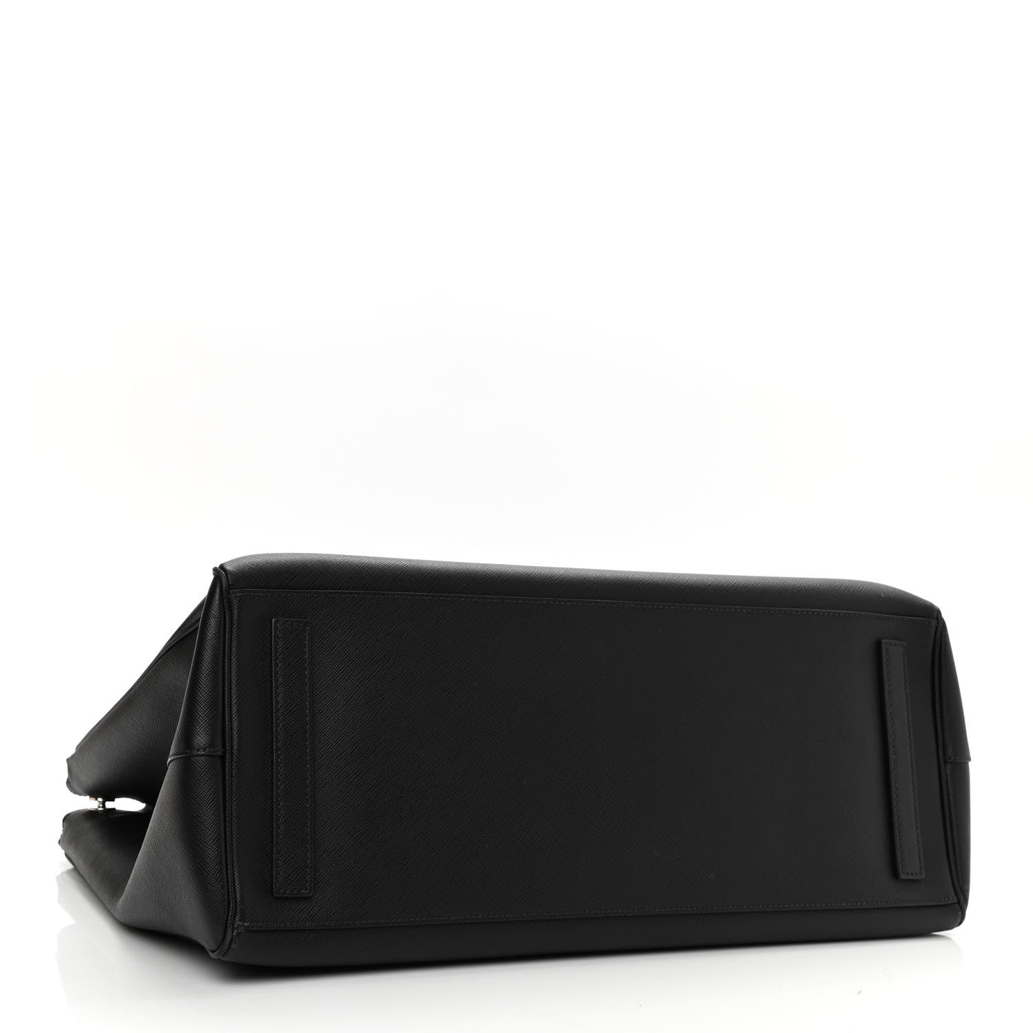 Prada Saffiano Double Zip Travel Tote Black 4 of 10