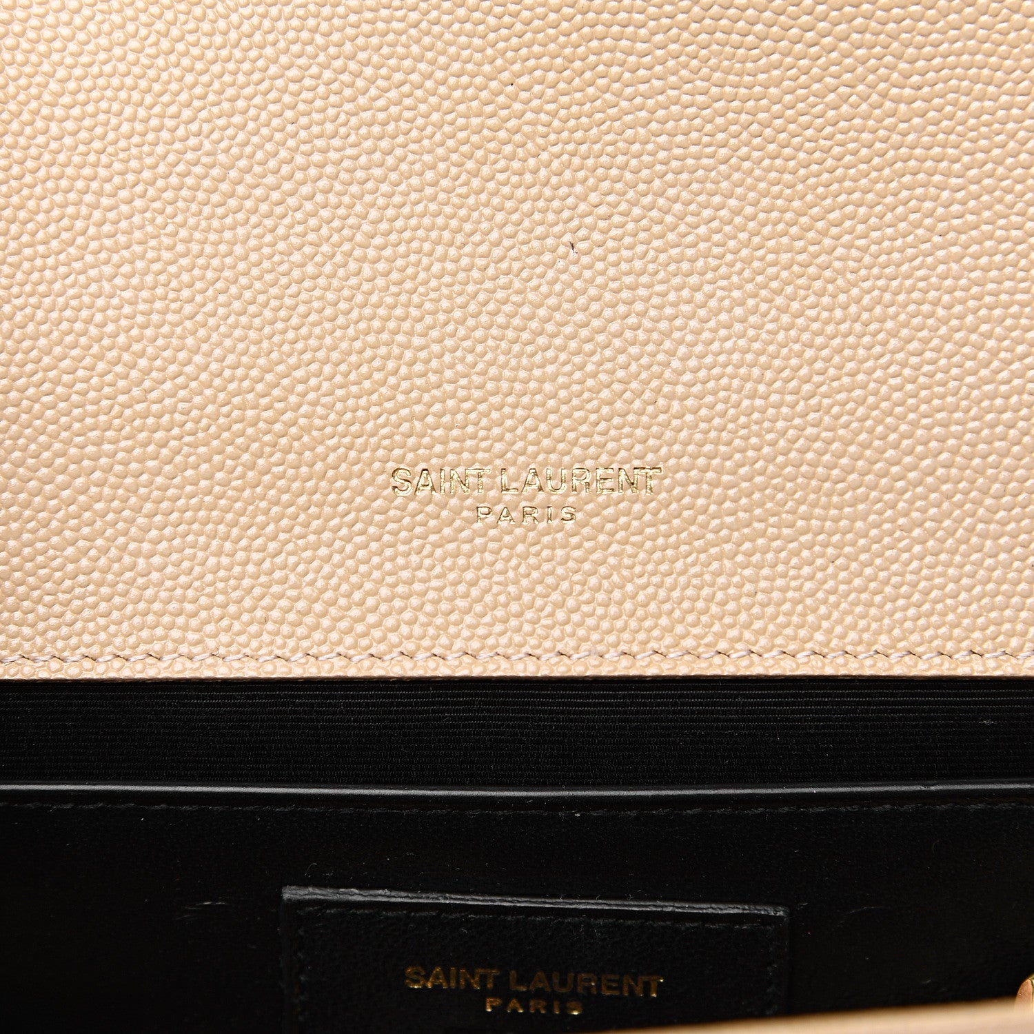 Saint Laurent Grain De Poudre Medium Monogram Kate Satchel Nude Powder 5 of 10