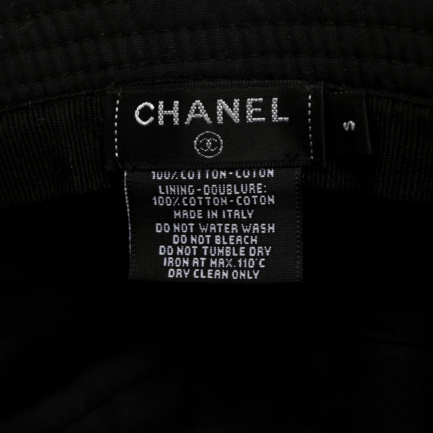 Canvas CC Bucket Hat S Black