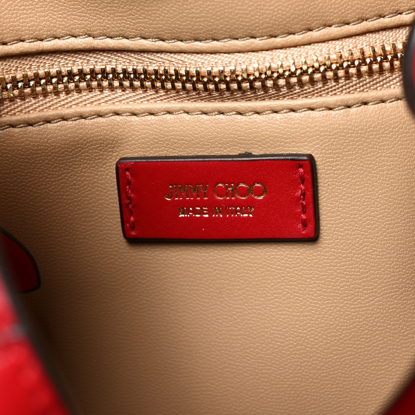 Smooth Shiny Calfskin Cinch M Bucket Bag Ruby Red