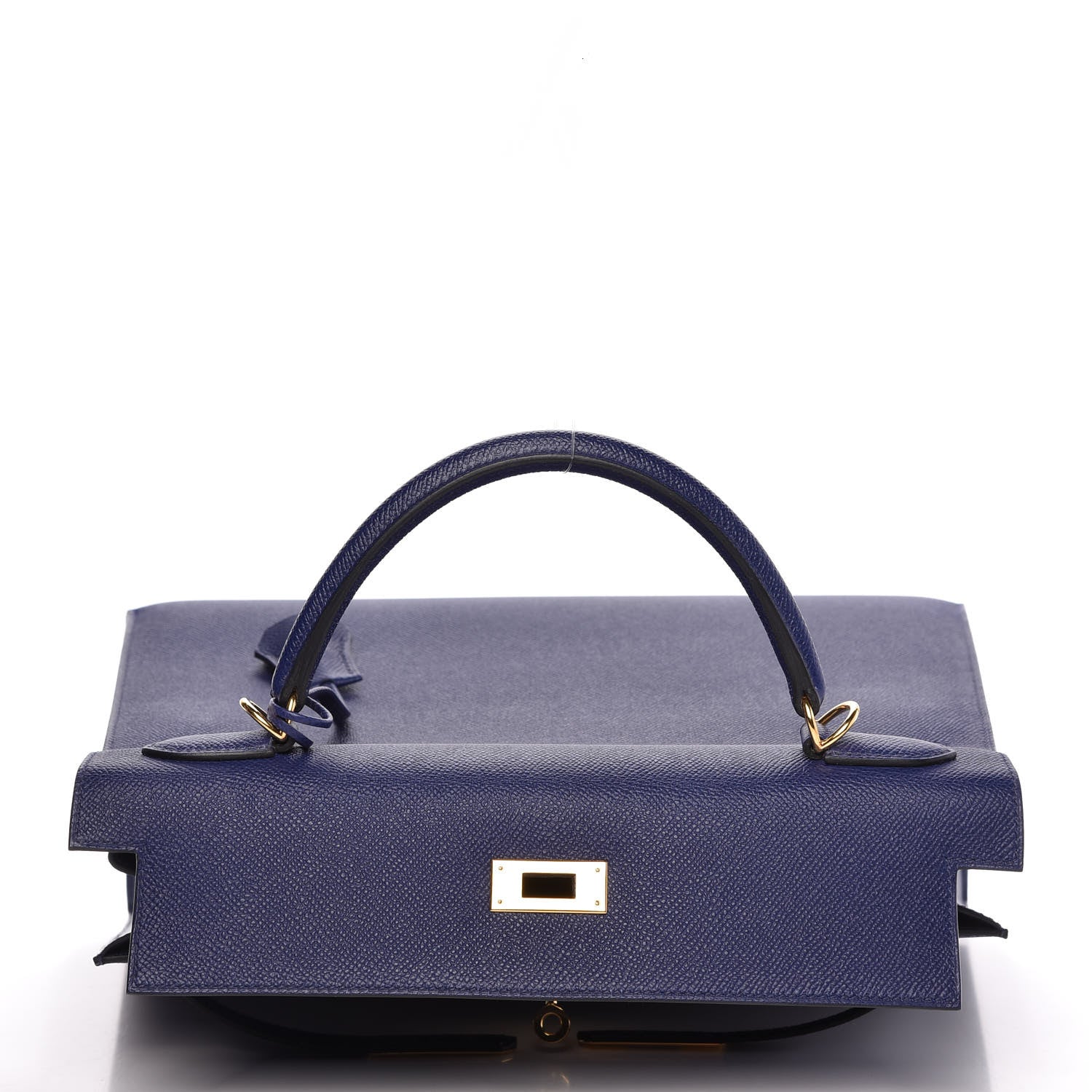 Hermes Epsom Kelly Sellier 32 Bleu Encre 16 of 36
