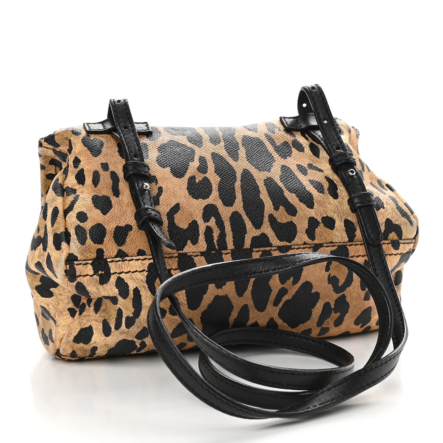 Givenchy Calfskin Leopard Print Mini Pandora Multicolor 3 of 9