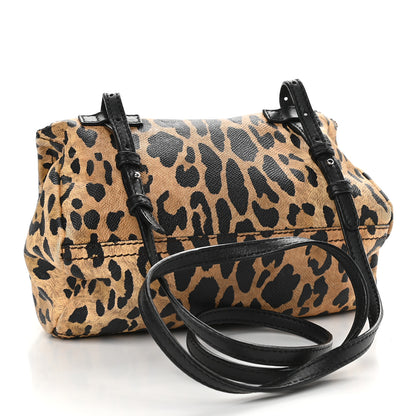 Givenchy Calfskin Leopard Print Mini Pandora Multicolor 3 of 9