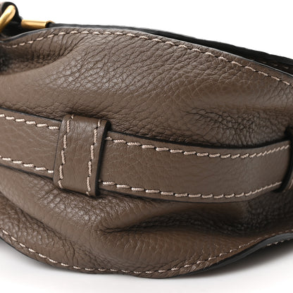 Chloe Calfskin Mini Marcie Round Crossbody Bag  Army Green 21 of 21